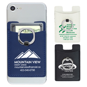 “Stand Out” Cell Phone Wallet with Metal Ring Holder and Stand